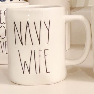 Rae Dunn Navy Wife Mug